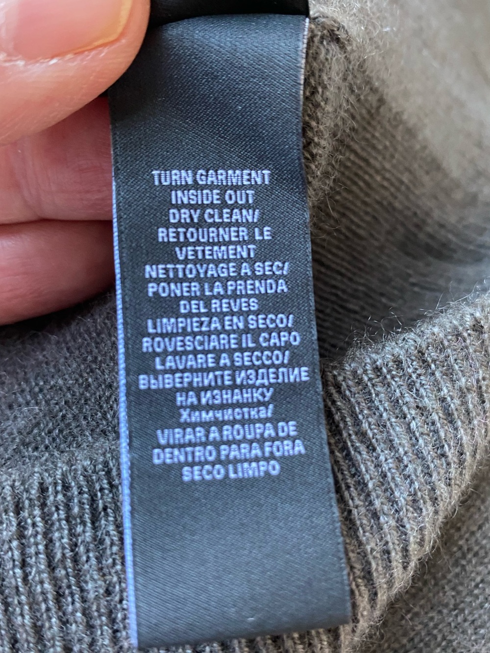 Ralph Lauren Men’s Grey 100% Crewneck Sweater XL Minimalist Quiet Luxury READ - Picture 14 of 16